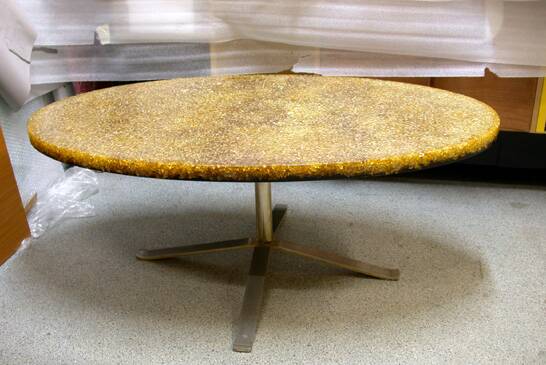Resin table, SINMA edition 1960