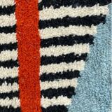 Handmade pure wool Berber rug size 2/3 m