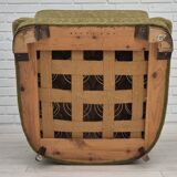 1960s, Danish vintage relax armchair, furniture cotton/wool, beech wood.