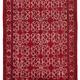 Hand-Knotted Bohemian Turkish 1980s 216 cm x 309 cm Red Carpet