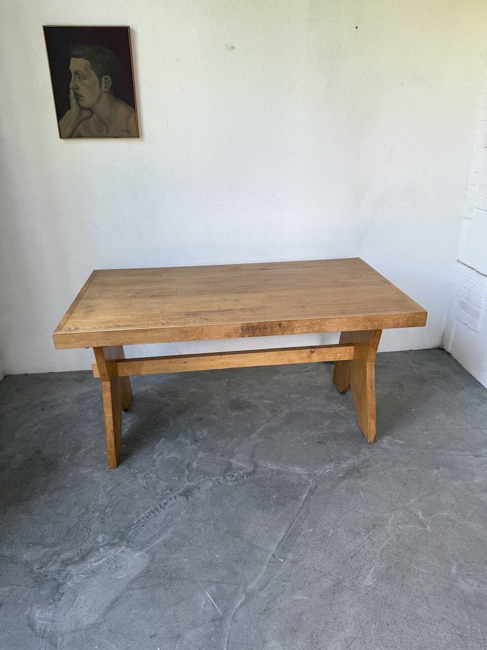 1950s beech mountain furniture table