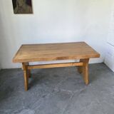 Table, mobilier de montagne en hêtre, 1950
