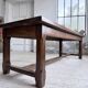 Table de ferme campagne noyer massif XL 250cm