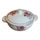 Soupière Germaine Badonviller art deco rose red black