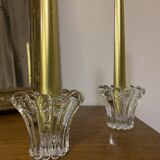 Pair of candle holders made in west germany