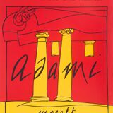 Valerio ADAMI: Distant History, 1980 - Signed lithographic poster