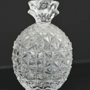 Sucrier / Bonbonnière ananas cristal 1970