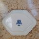 Empty pocket dish in Gien earthenware with peony decoration.