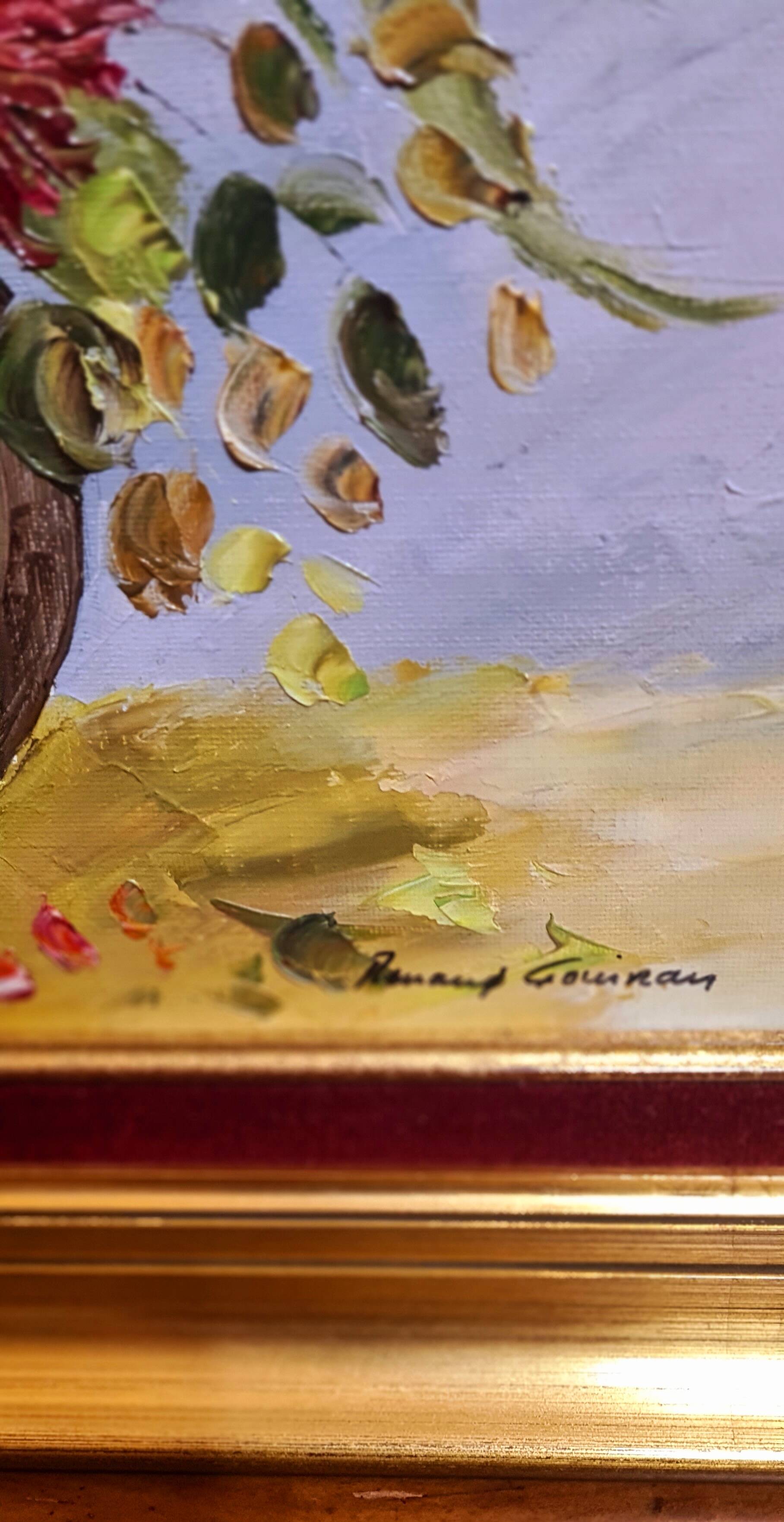 Large Oil on canvas Renaud Gouiran