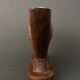 Candlestick with seven burners carved wood Spirit Chalet XXe