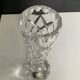 Vintage single-stem vase in Bohemian crystal