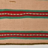 2x10 Striped Pattern Red Green Kilim Runner Rug, 79x323Cm
