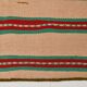 2x10 Striped Pattern Red Green Kilim Runner Rug, 79x323Cm