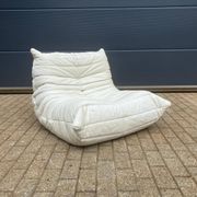 100% authentic Ligne Roset Togo 1-seater light beige leather '87