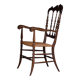 Sedia Chiavarina vintage avec accoudoirs, années 50