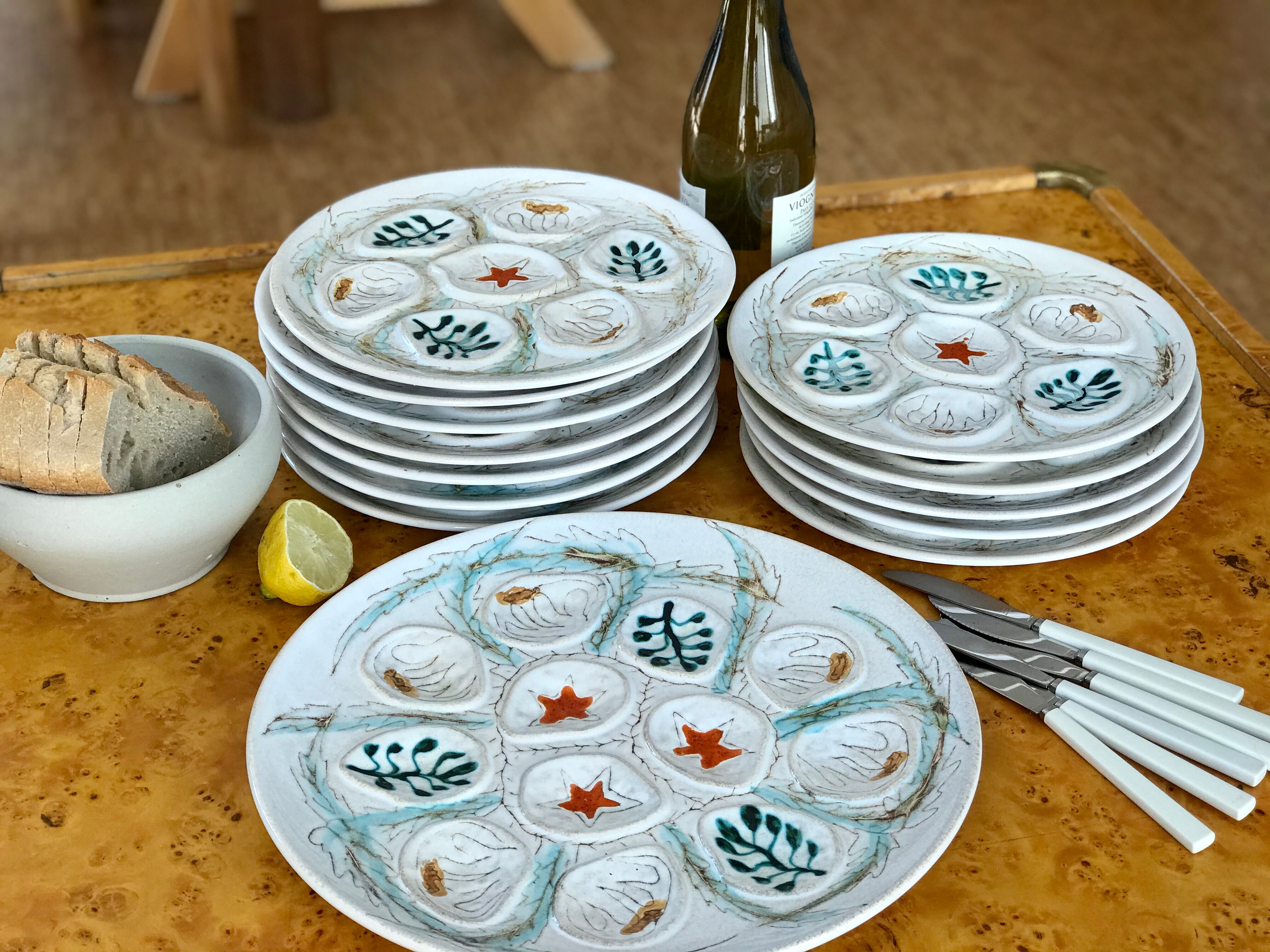 Oyster service in cermal