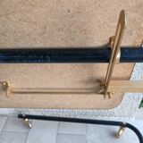 Adjustable rolling table in formica – Italian design by Damato – 1970s