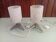 Set of 2 Perspex and Plexiglass lamps from the 1950s.