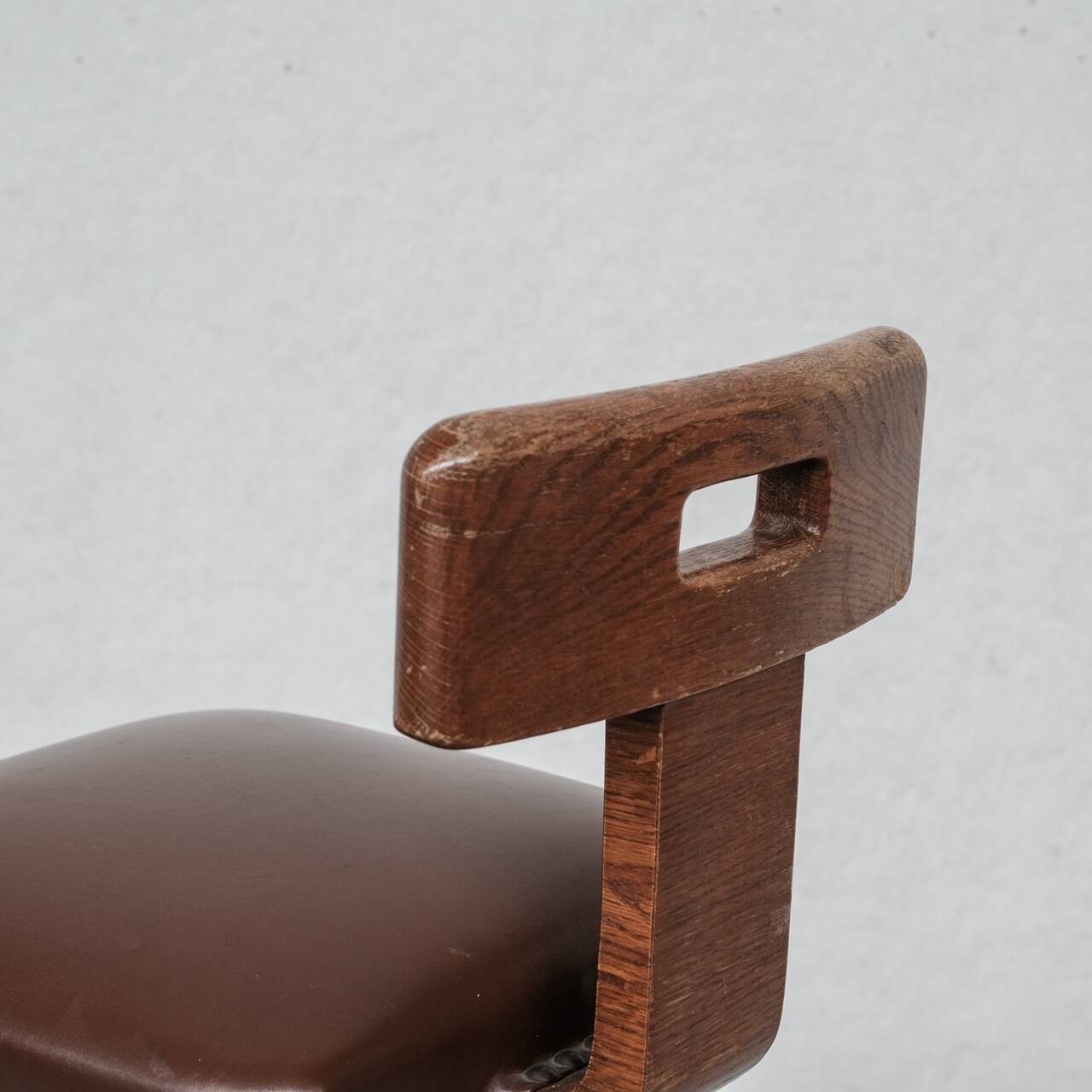 Set of four Mid-Century Dutch bar stools