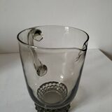 Smoked glass pitcher