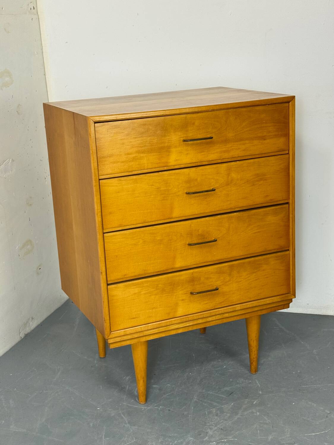 Commode en bouleau moderne du milieu du siècle par Cees Braakman, années 1950