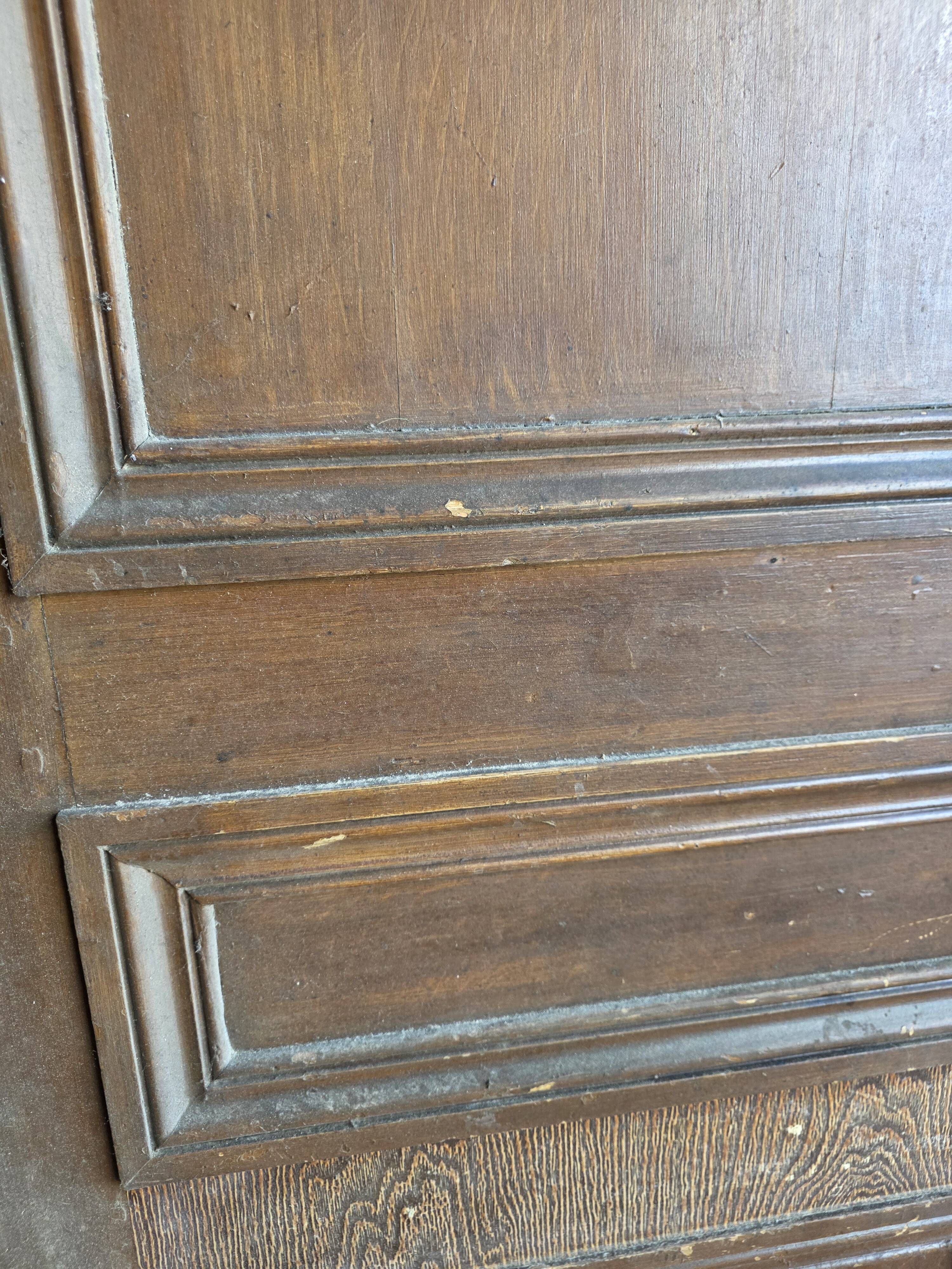 3 paires de portes de séparation du XIXème s.