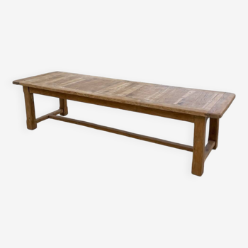 Oak and chestnut farm table