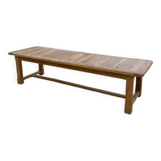 Oak and chestnut farm table