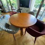 Scandinavian Baumann model table in solid walnut