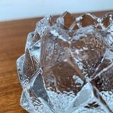 Nimbus Glass Candle Holder by Berit Johansson for Orrefors, Sweden, 1970s