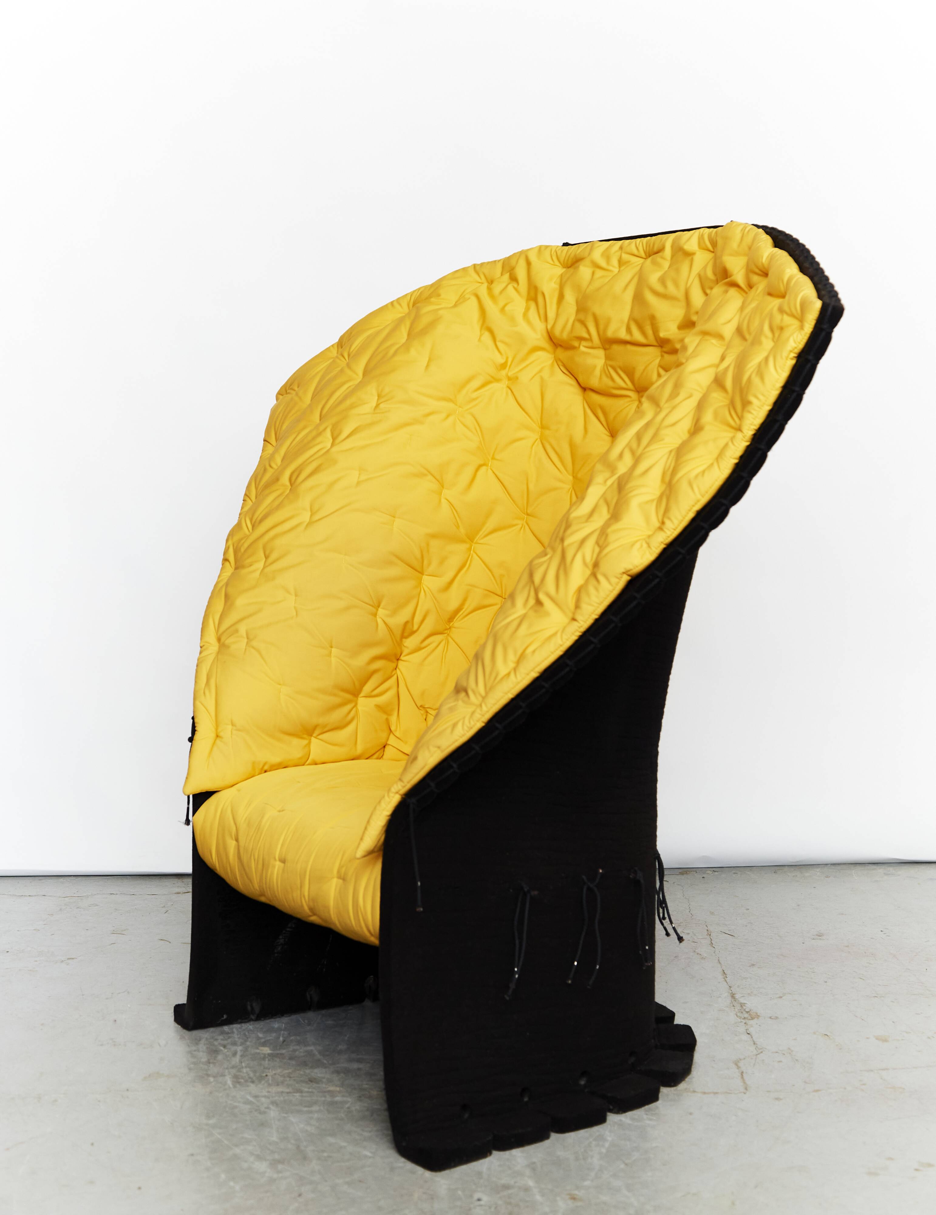Gaetano Pesce lounge chair n°357 “Feltri” for Cassina, 1986