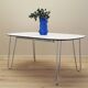 White table, Italian design, 1990s, production: Italy
