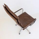 Rudolf Glatzel Leather Office Chair, Knoll