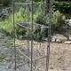 Folding iron shelf