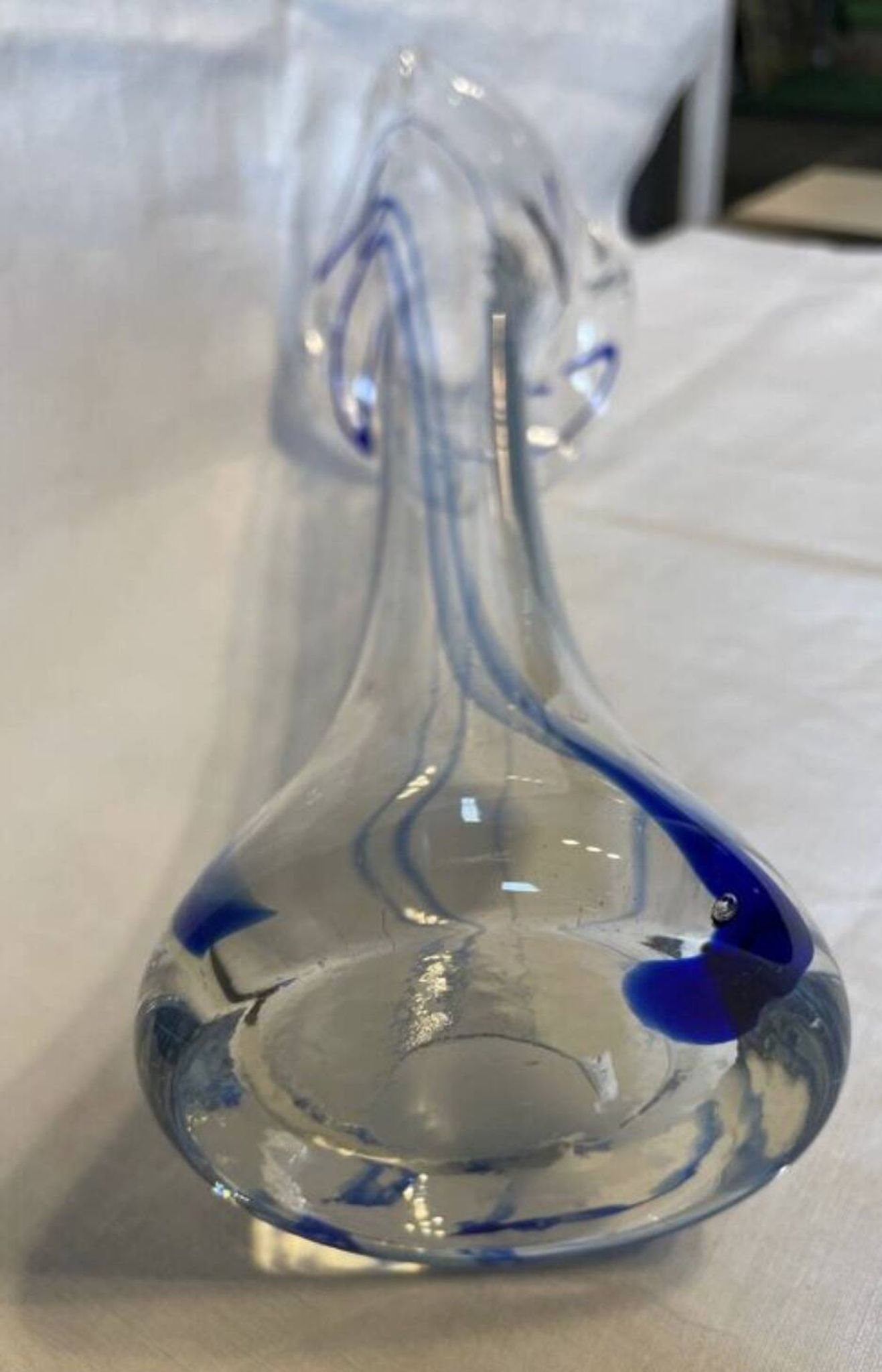 Vintage blown glass vase