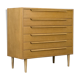 Commode à Tiroirs Vintage en Chêne de WK Möbel, 1970s