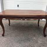 French provincial dining table, Louis XV style