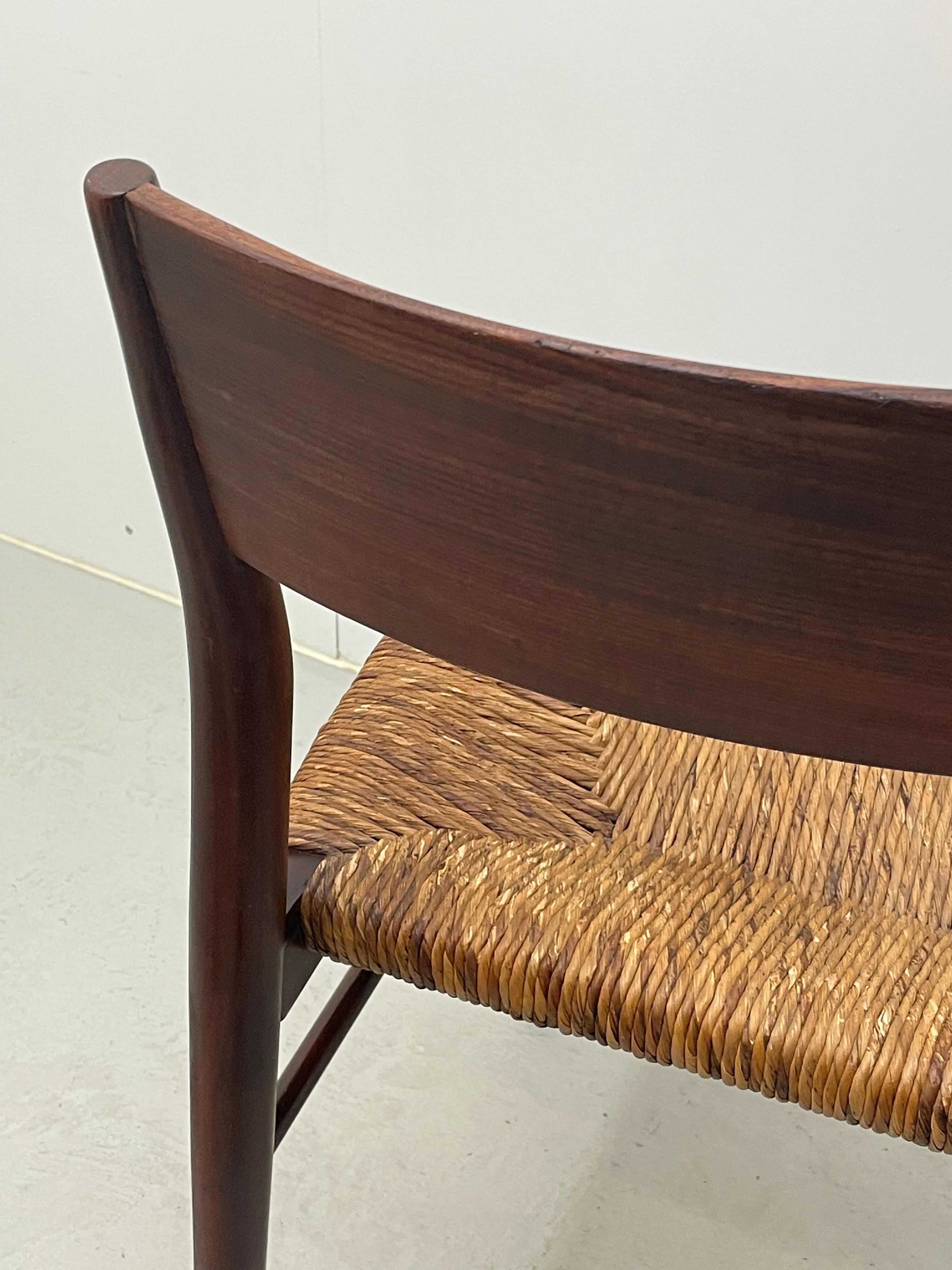 4x MidCentury Papercord Chairs by Hartmut Lohmeyer for Wilkhahn