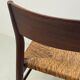 4x MidCentury Papercord Chairs by Hartmut Lohmeyer for Wilkhahn
