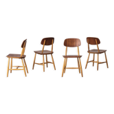 Set of 4 dining chairs by Martinsson & Axelsson for Nässjö Stolfabrik, Sweden, 1960s