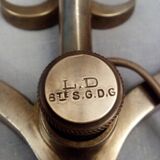Art deco bronze lamp