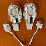 "Christofle, Gallia, 2 Swan Sauce Boats Christian Fjerdingstad