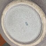 Large vase in German pottery from the mid-century with a crane ornament from Cortendorf.