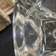 "Ice Cube" candle holders in solid glass attributed to Peill & Putzler - All