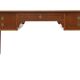 Flat desk in Louis XVI style veneer wood, circa 1900.