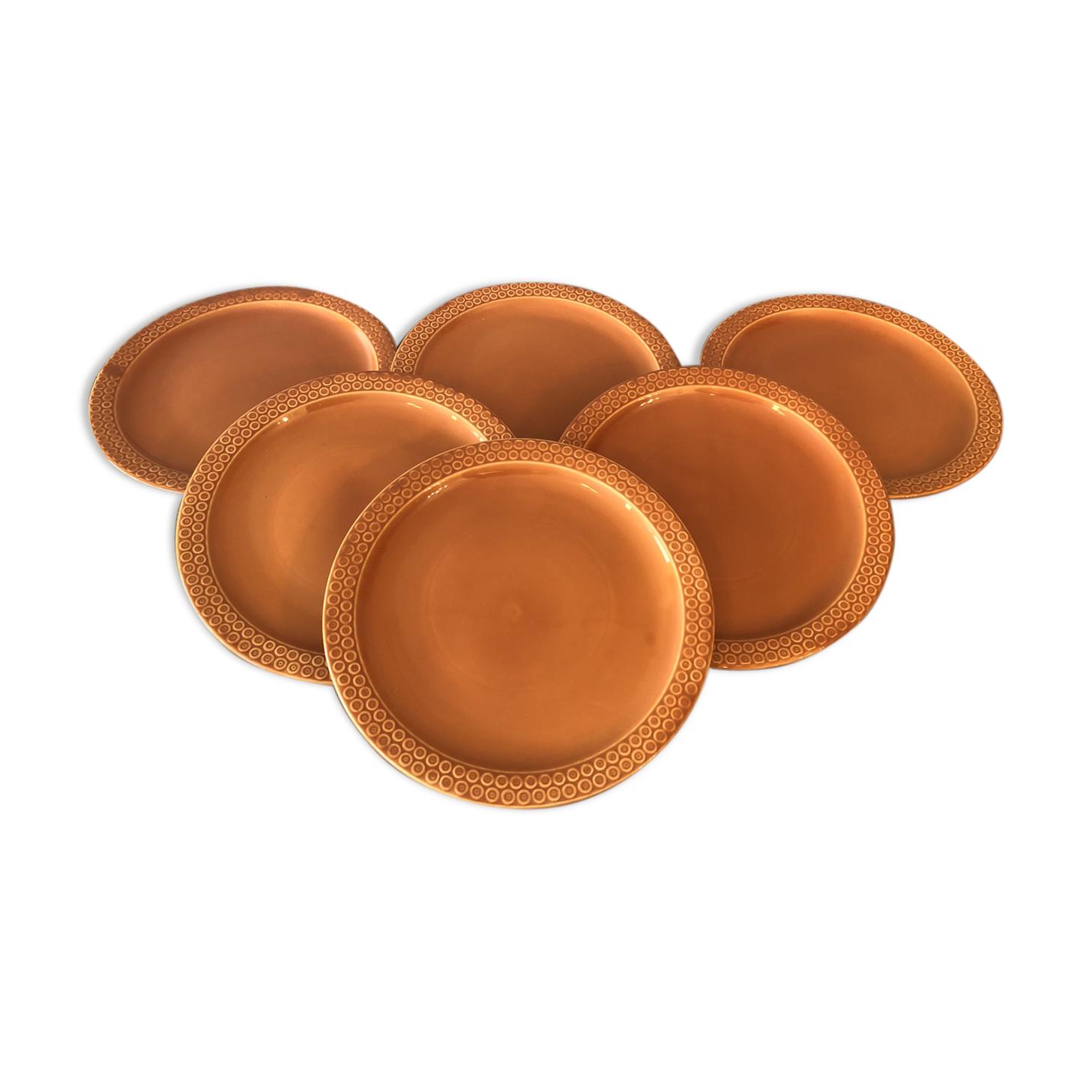 Set de 6 assiettes plates Gien