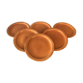 Set de 6 assiettes plates Gien