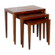Rosewood trundle table, Severin Hansen, Denmark, 1960