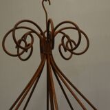 Wrought-iron candle chandelier
