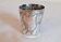 Antique Art Nouveau silver-plated cup